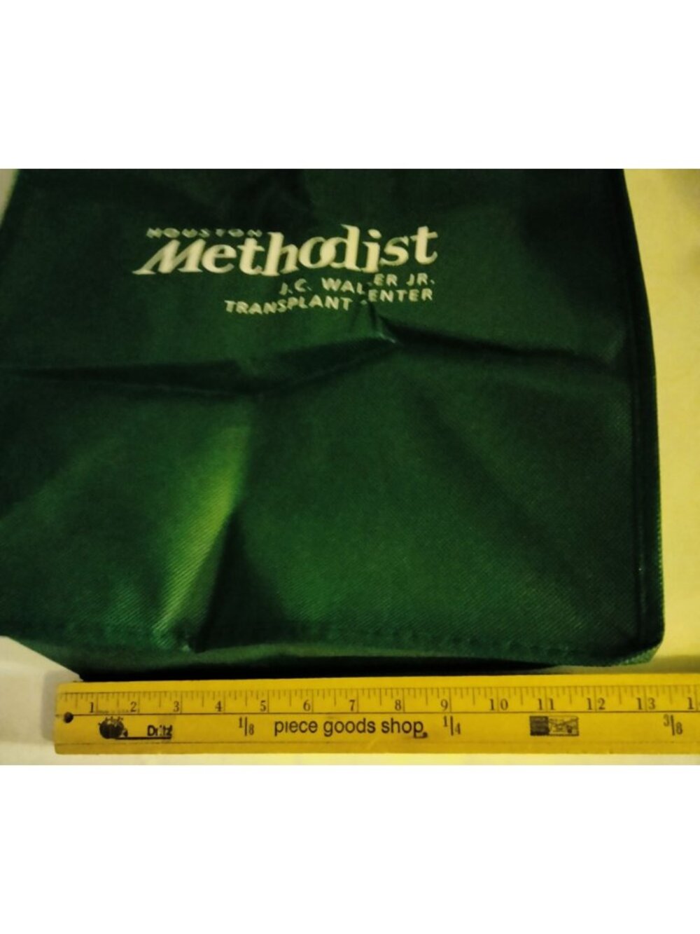 Houston Astros Tote Bag Green Reusable Grocery Methodist Walter Transplant - Picture 5 of 8